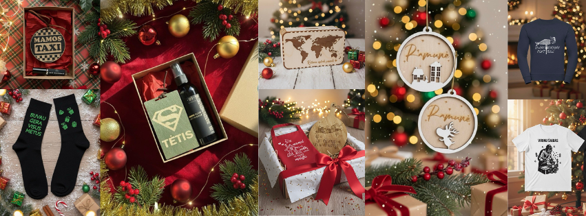 Kaip išsirinkti Kalėdų dovaną? Kodėl personalizuotos dovanos – nuoširdžiausia šventės dalis